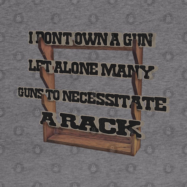 Wayne's World Gun Rack by darklordpug